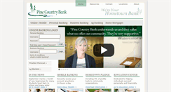 Desktop Screenshot of pinecountrybank.com